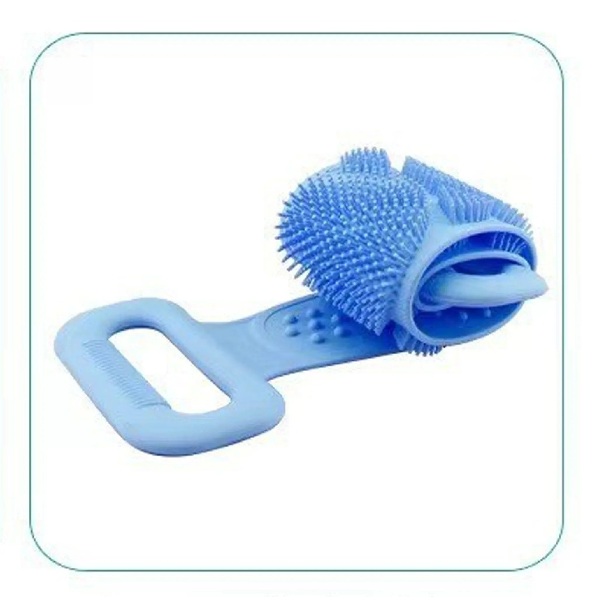 Éponge exfoliante double face en silicone pour le corps, unisexe, pour le dos, le bain et le nettoyage de la peau 9