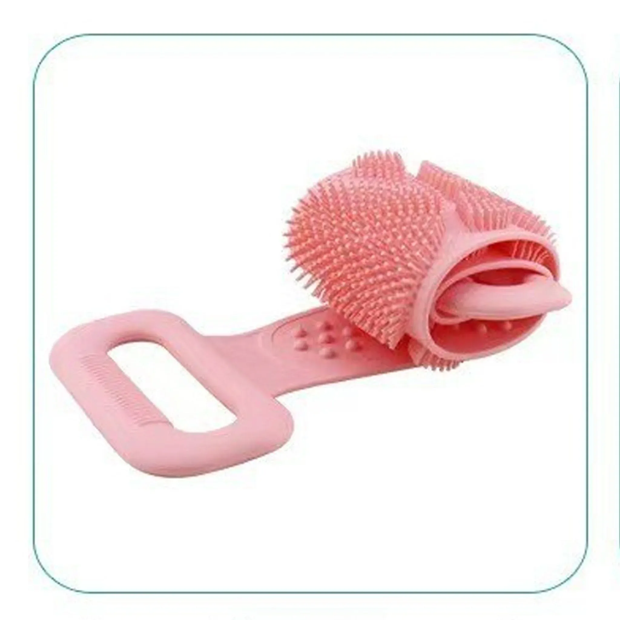 Éponge exfoliante double face en silicone pour le corps, unisexe, pour le dos, le bain et le nettoyage de la peau 10