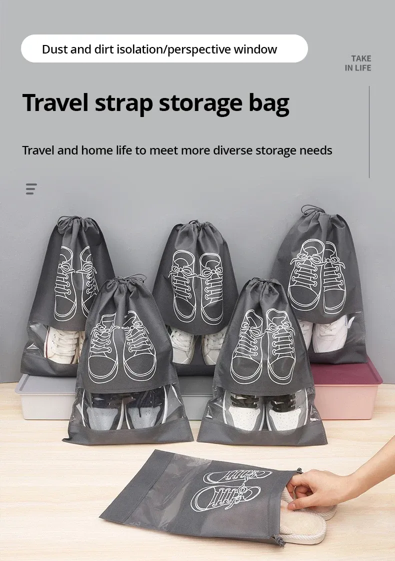 Sac de rangement pour chaussures en tissu non tissé, vue principale