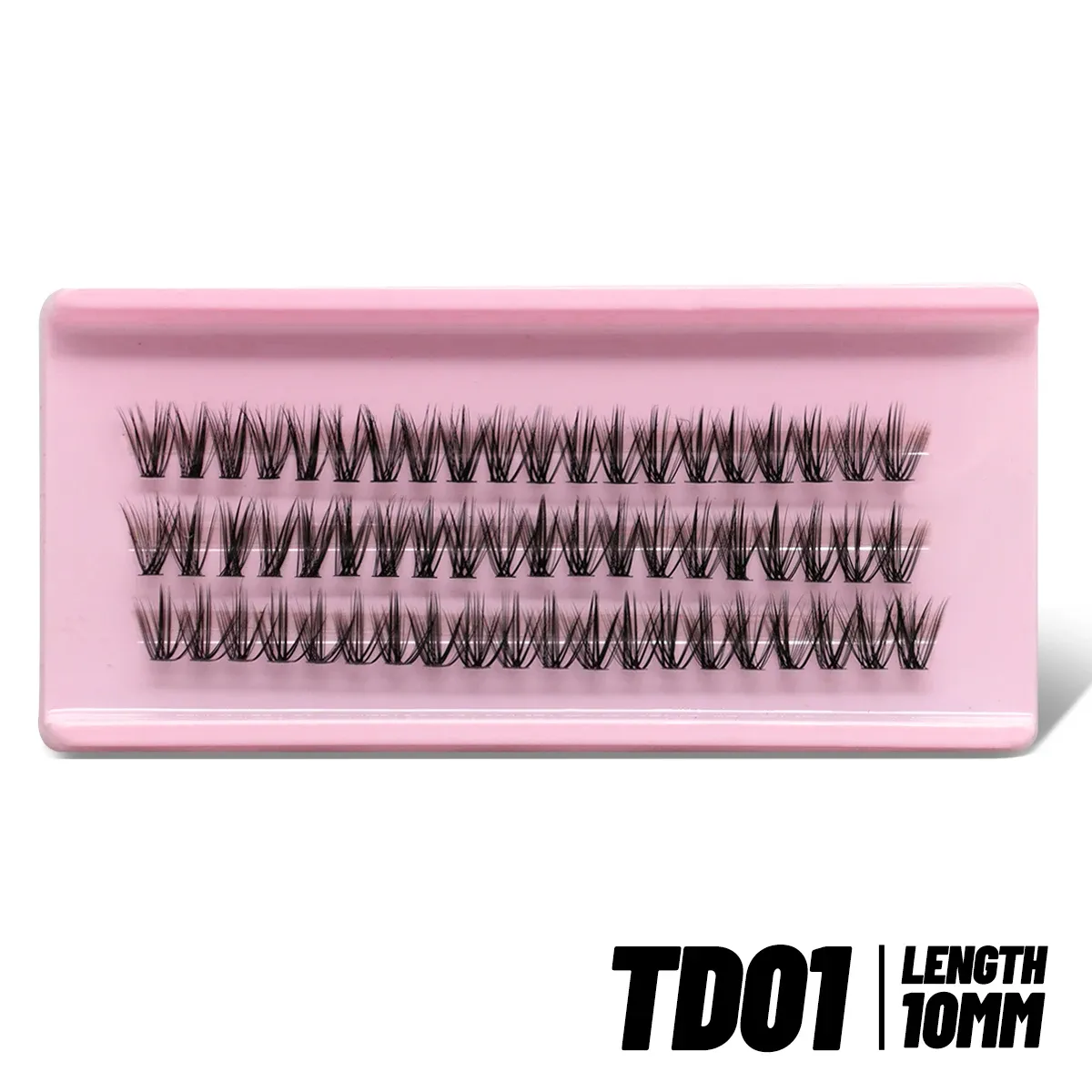 VELTRINAY Faux Cils Naturels Wispy Effet Extension Salon, Extensions de Cils DIY Réutilisables, Cils Individuels et Clusters Mélangés, Faux Cils Bas Inférieurs, Bande Transparente, Longueurs Mixtes, Volume Léger 7
