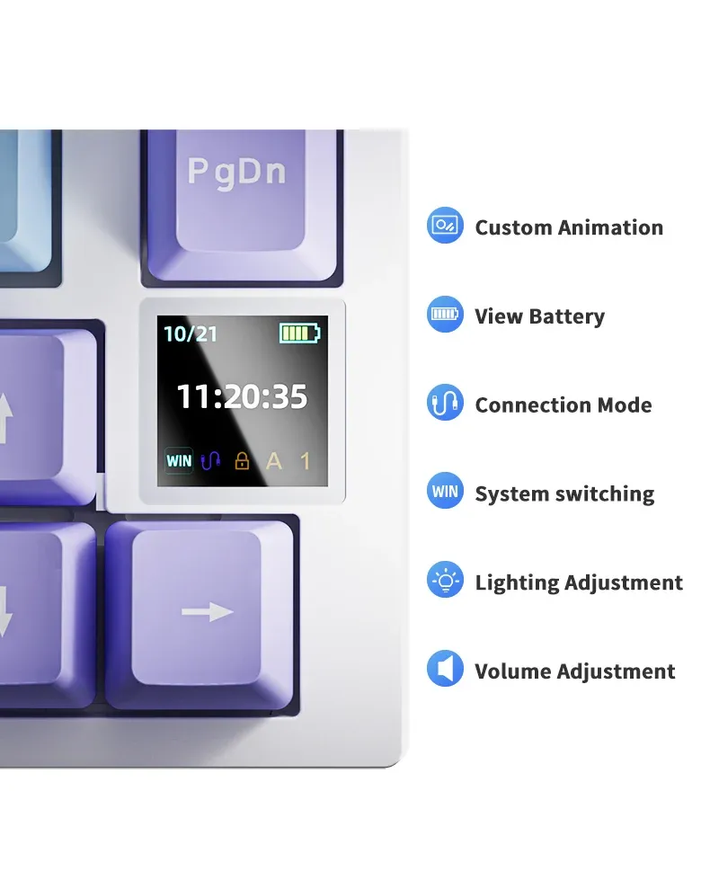 Clavier AJAZZ AK820 Pro, effets RVB