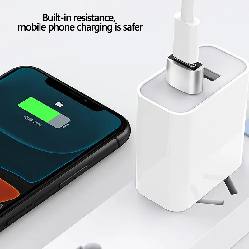 Adaptateur USB 3.0 Type-C vers USB 2.0, convertisseur mâle vers femelle, pour smartphone 3