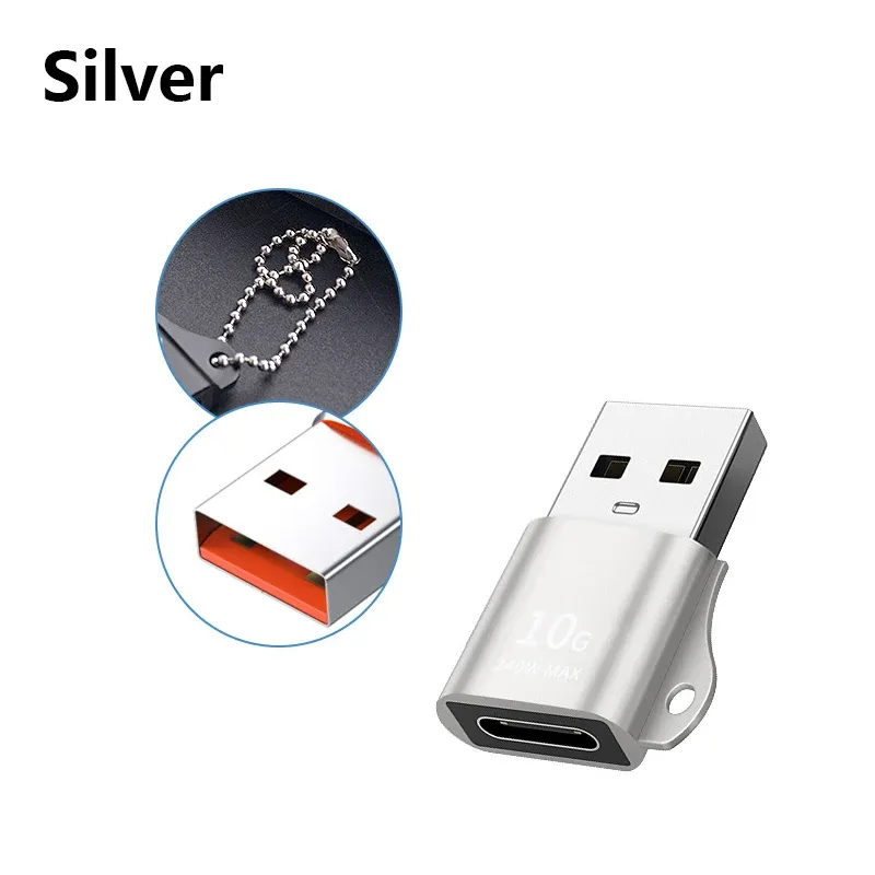 Adaptateur USB 3.0 Type-C vers USB 2.0, convertisseur mâle vers femelle, pour smartphone 23