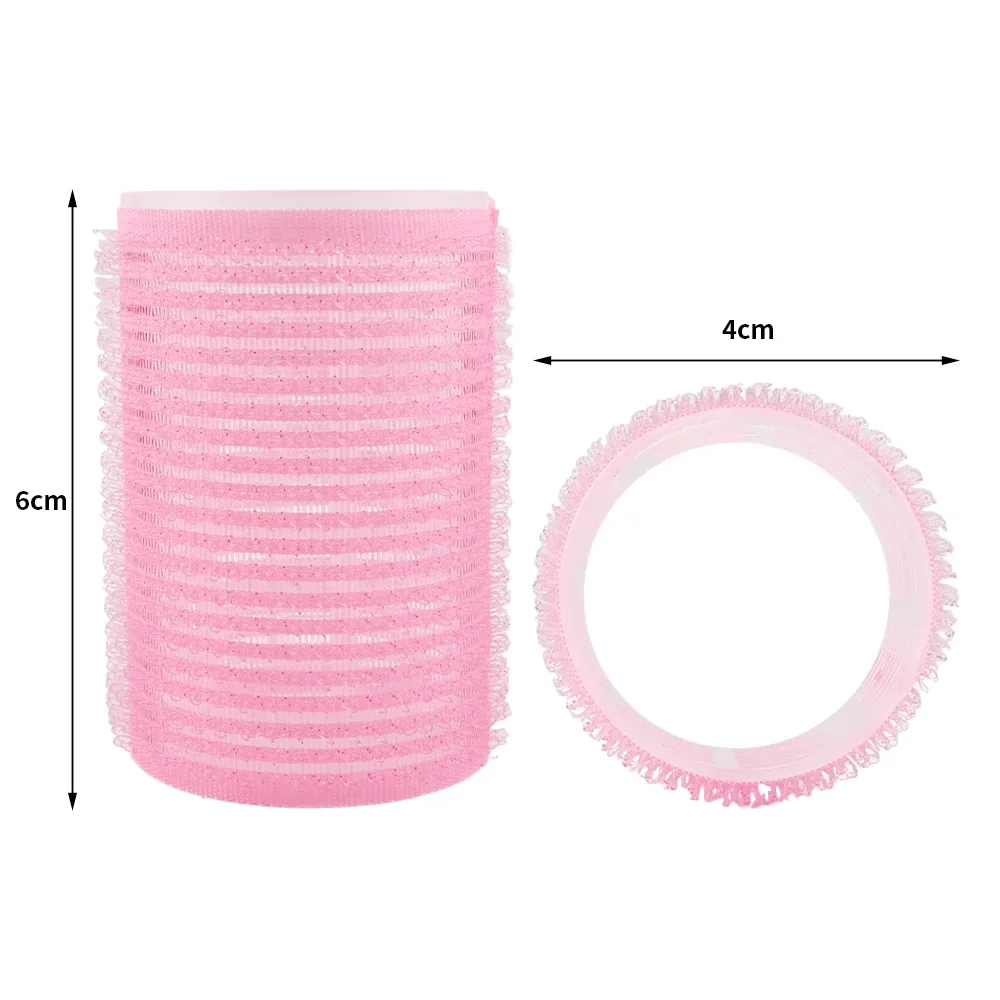 Bigoudis auto-agrippants sans chaleur pour femmes, accessoire de coiffure 6