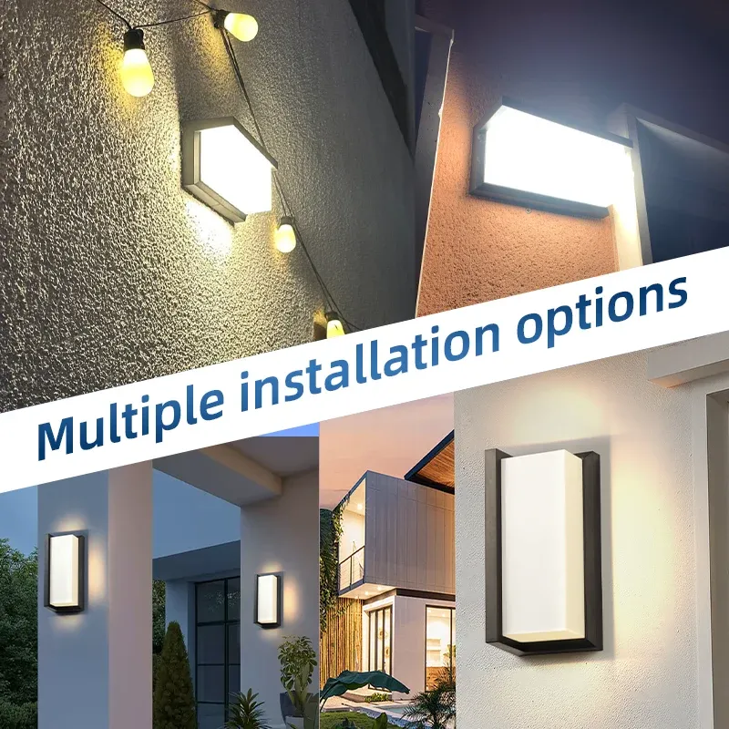Détail du design de l'applique LED