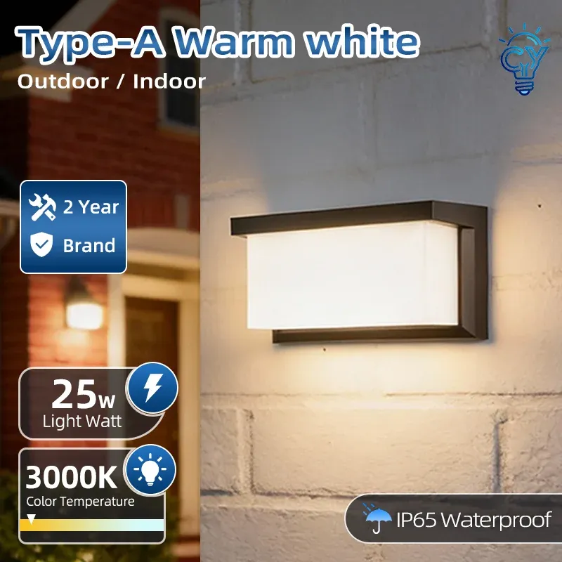 Le title is already in French, so I'll produce a clean, professional version without the keyword stuffing.

Applique murale LED extérieure étanche IP65, éclairage pour porche et balcon, 85-220 V 7