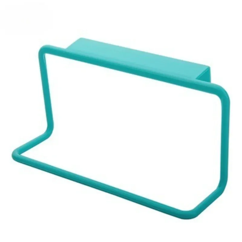Organisateur de salle de bain, porte-serviettes, porte d'armoire, cuisine, salle de bains, porte-serviettes unipolaire, articles divers en plastique, cintre de chiffon, barres à serviettes 9