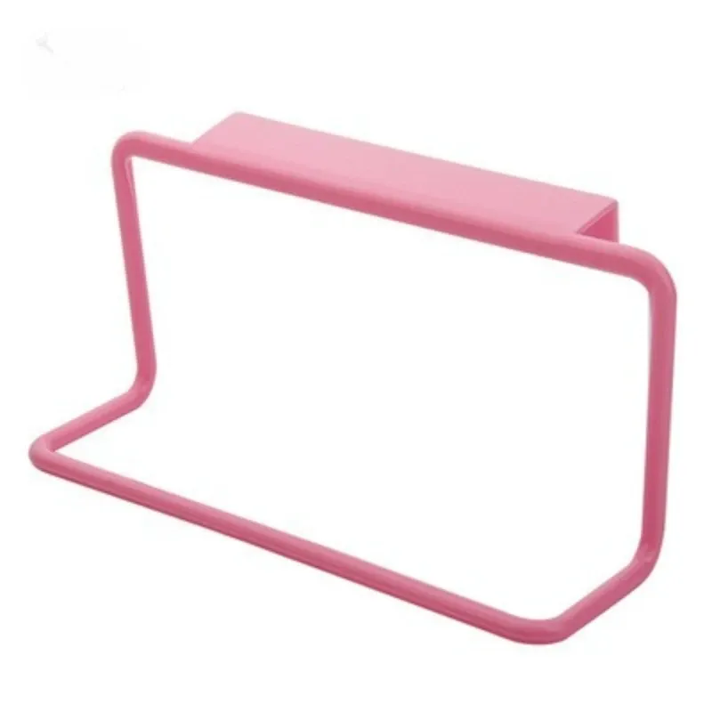 Organisateur de salle de bain, porte-serviettes, porte d'armoire, cuisine, salle de bains, porte-serviettes unipolaire, articles divers en plastique, cintre de chiffon, barres à serviettes 7
