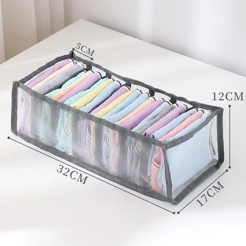 Organiseur pliable pour tiroirs : rangement pour sous-vêtements, jeans, pantalons, chaussettes et soutiens-gorge 7