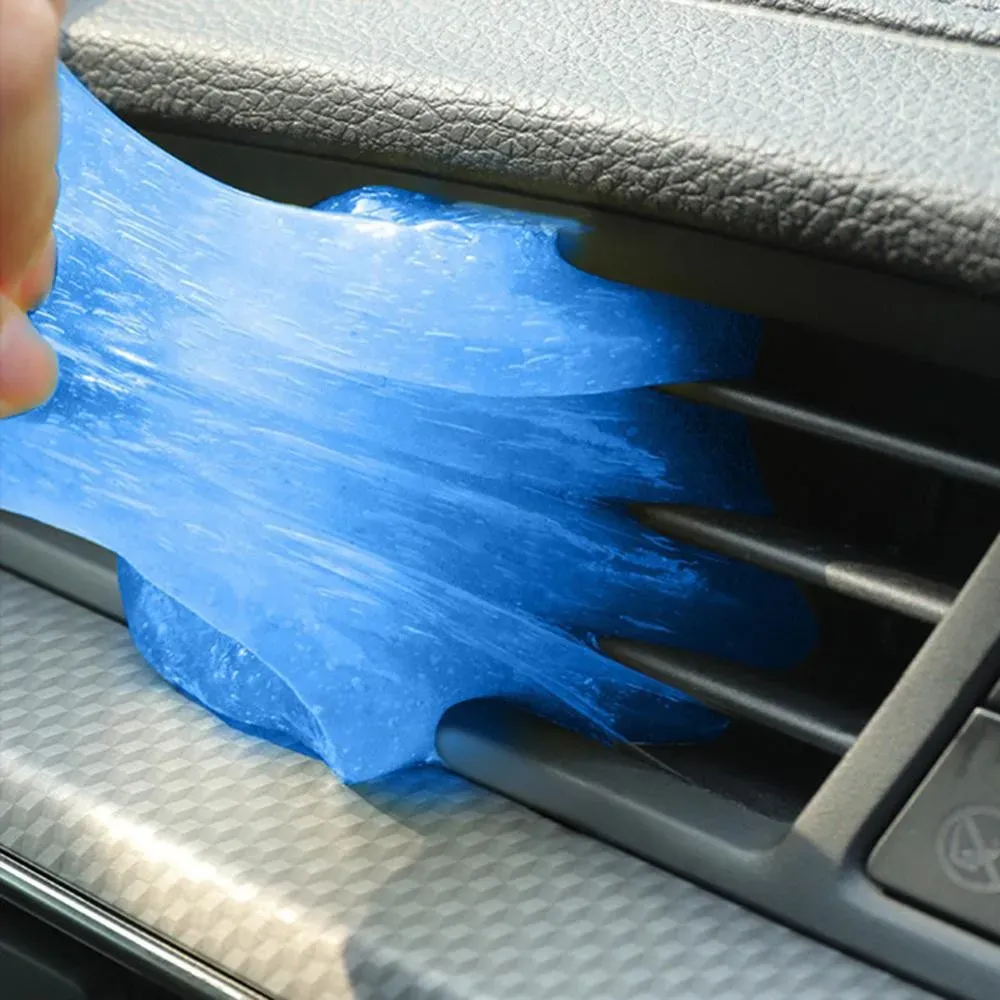 Gel de nettoyage pour voiture, gel magique anti-poussière pour intérieur d'ordinateur et clavier, outils de nettoyage pour habitacle 5