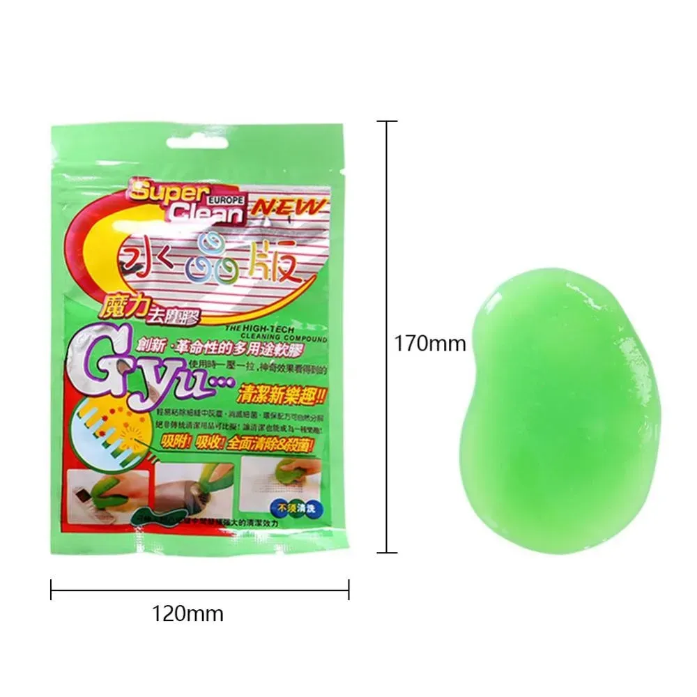 Gel de nettoyage pour voiture, gel magique anti-poussière pour intérieur d'ordinateur et clavier, outils de nettoyage pour habitacle 6