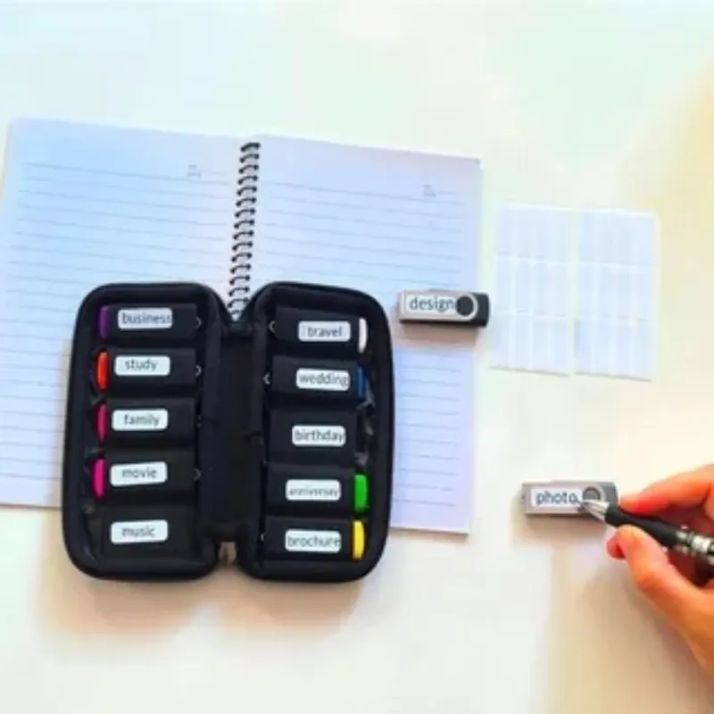 Étui de rangement pour clé USB, sac organisateur pour accessoires électroniques 3