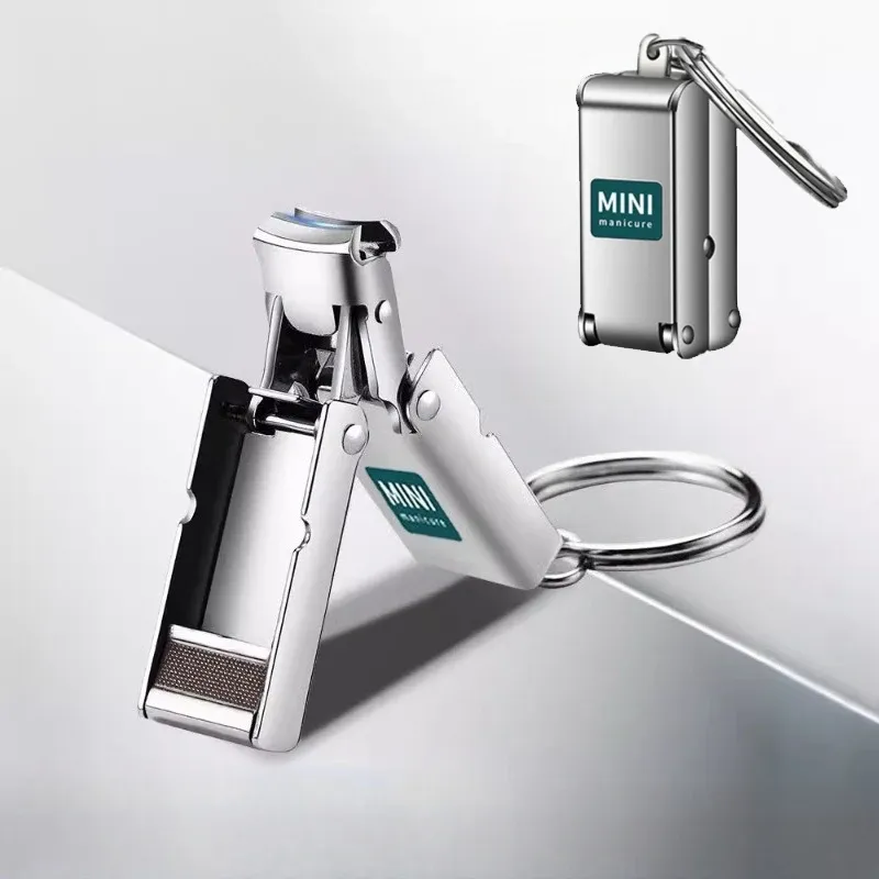 Coupe-ongles pliable et portable en acier inoxydable - Image 1