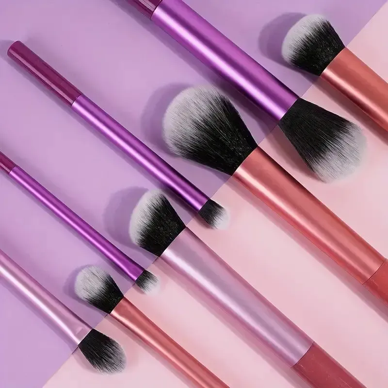 Détail des pinceaux de maquillage