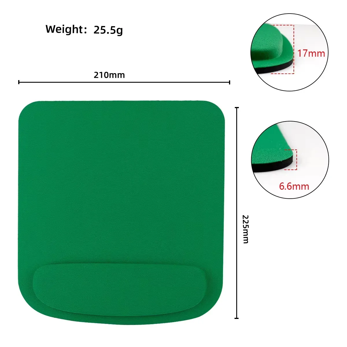Tapis de souris de jeu ergonomique avec repose-poignet 11