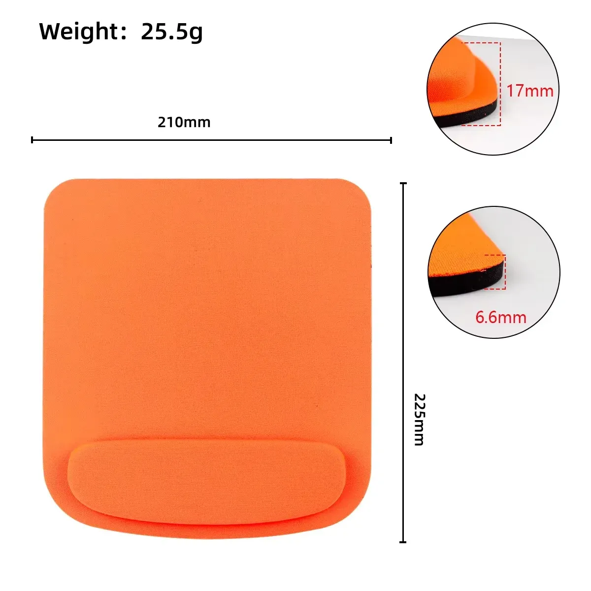 Tapis de souris de jeu ergonomique avec repose-poignet 8