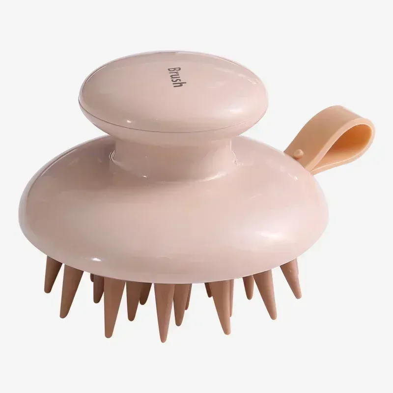 Brosse de massage du cuir chevelu en silicone, brosse à shampoing pour le corps, peigne de lavage des cheveux, brosse de massage pour bain et douche spa 3