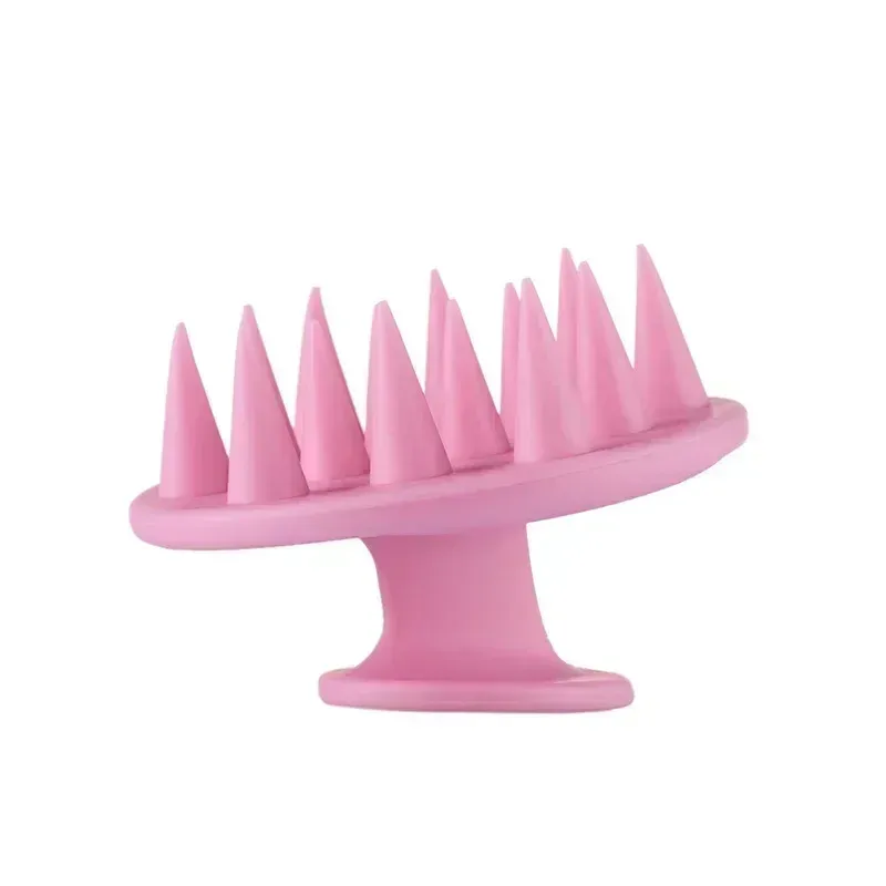 Brosse de massage du cuir chevelu en silicone, brosse à shampoing pour le corps, peigne de lavage des cheveux, brosse de massage pour bain et douche spa 7