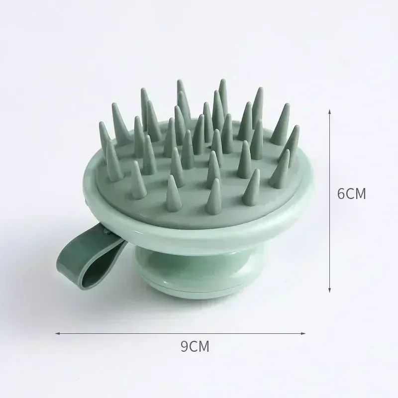 Brosse de massage du cuir chevelu en silicone, brosse à shampoing pour le corps, peigne de lavage des cheveux, brosse de massage pour bain et douche spa 16