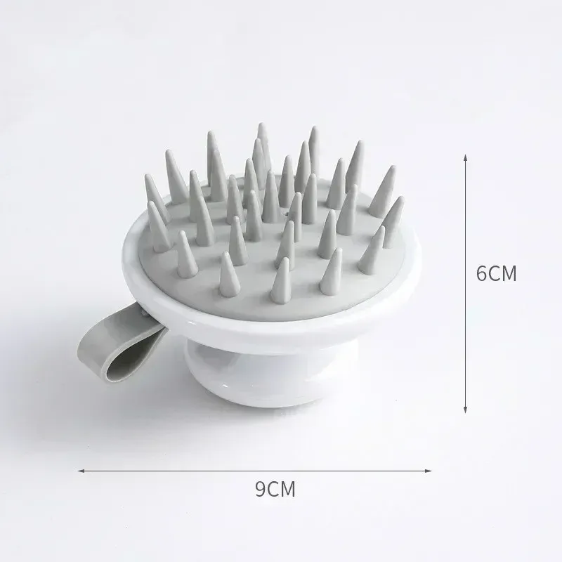Brosse de massage du cuir chevelu en silicone, brosse à shampoing pour le corps, peigne de lavage des cheveux, brosse de massage pour bain et douche spa 14