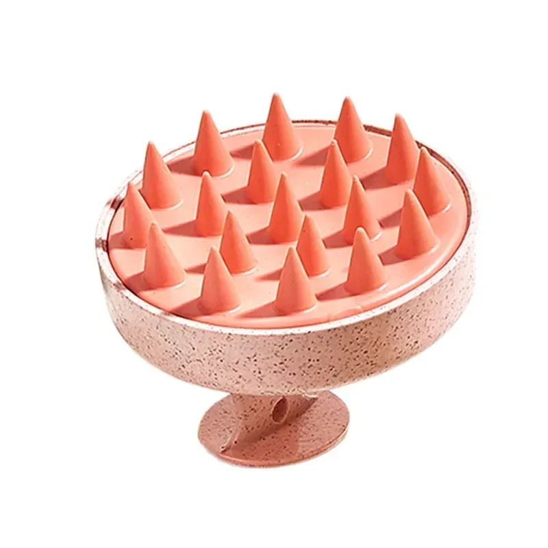 Brosse de massage du cuir chevelu en silicone, brosse à shampoing pour le corps, peigne de lavage des cheveux, brosse de massage pour bain et douche spa 18