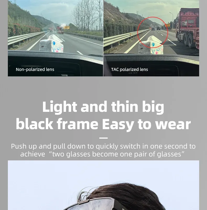 Lunettes ROCKBROS, détails du design