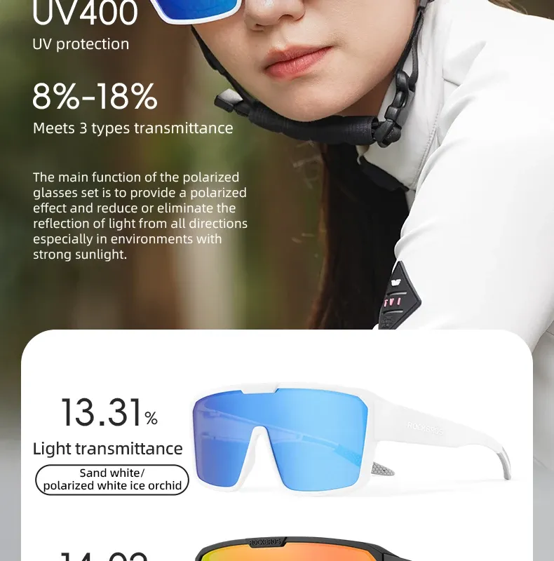 Lunettes ROCKBROS, finition et design