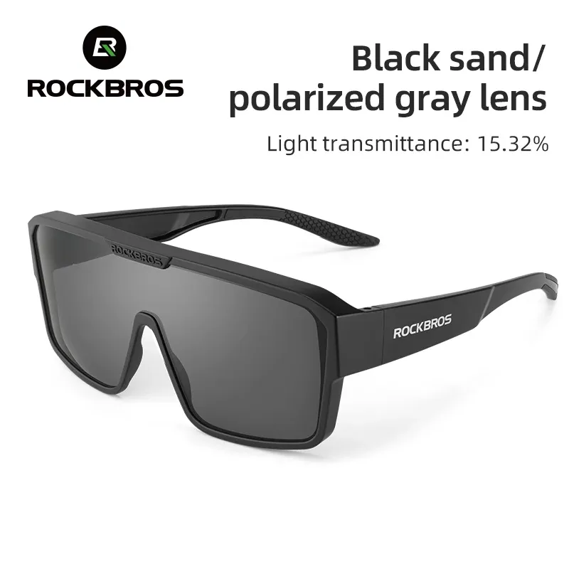 ROCKBROS – Lunettes de soleil polarisées pour le cyclisme, protection UV400, compatibles avec verres correcteurs, running et pêche 7