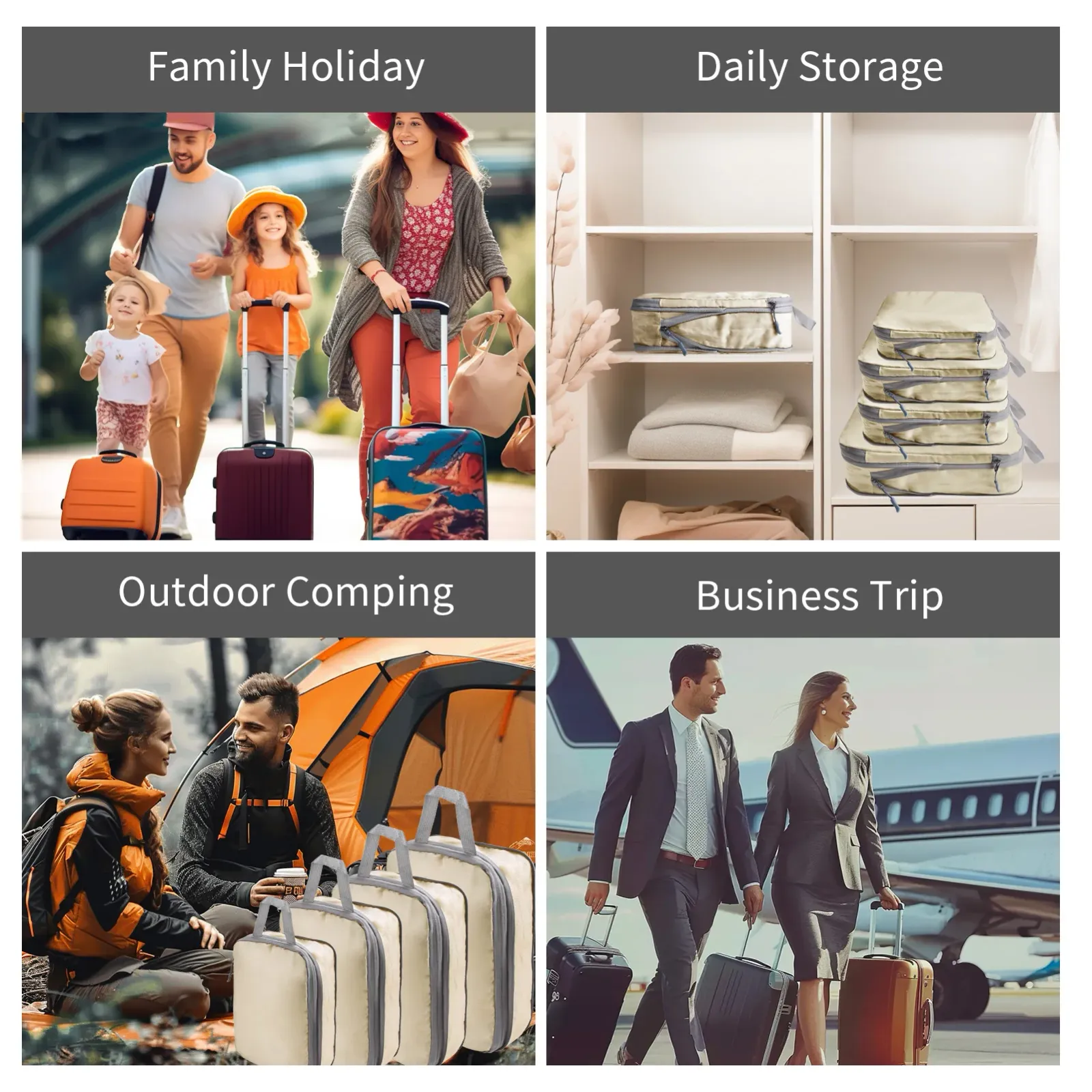 Organisateurs de valise imperméables