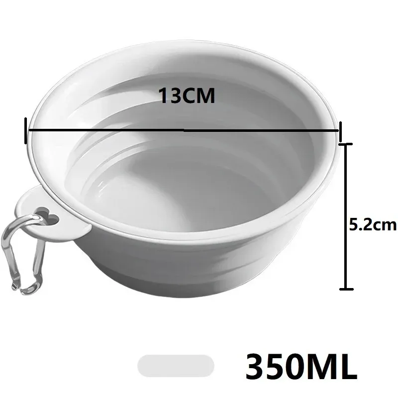 Gamelle pliante pour chien 350 ml, bol d'eau pliable pour animaux de compagnie 2