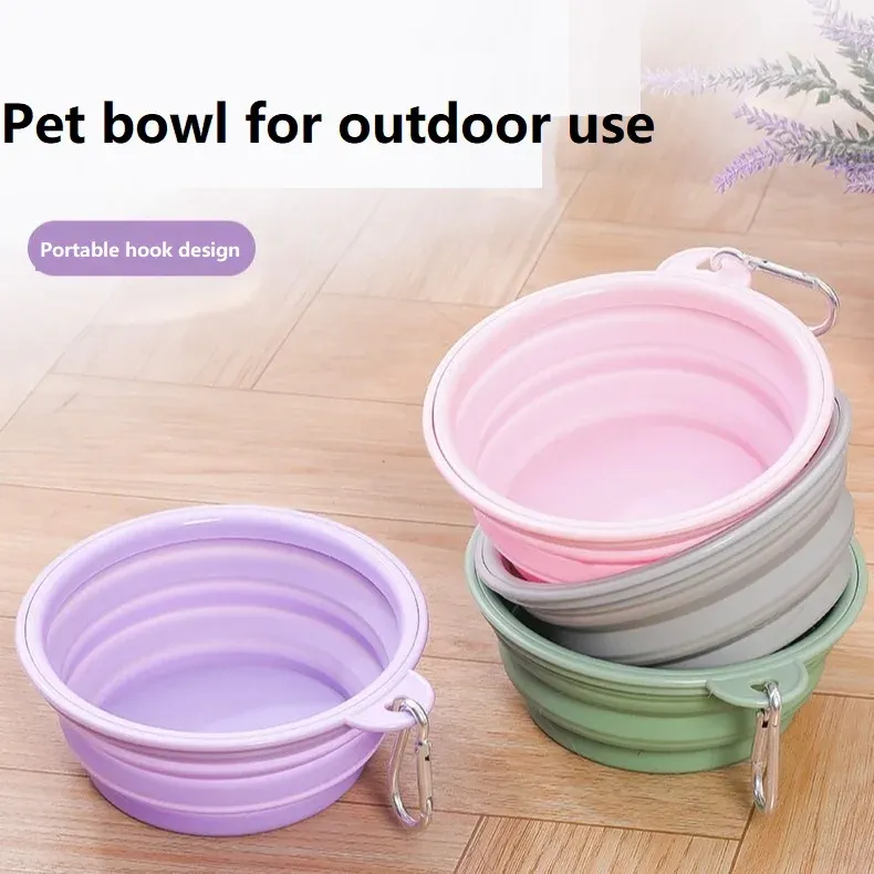 Gamelle pliante pour chien 350 ml, bol d'eau pliable pour animaux de compagnie 5