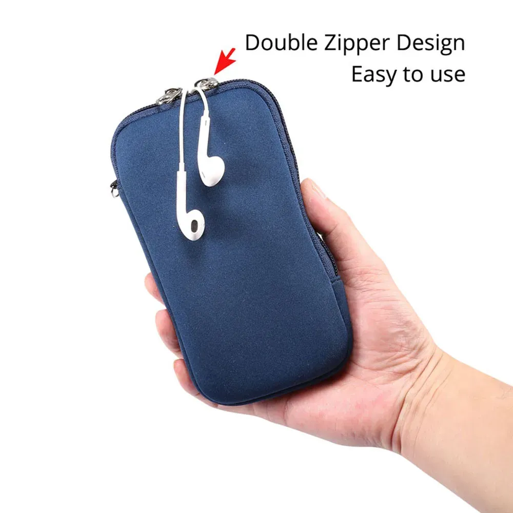 Pochette étanche universelle pour smartphone de 4,7 à 7,2 pouces, compatible iPhone, Samsung, Huawei et Xiaomi, avec bandoulière 4