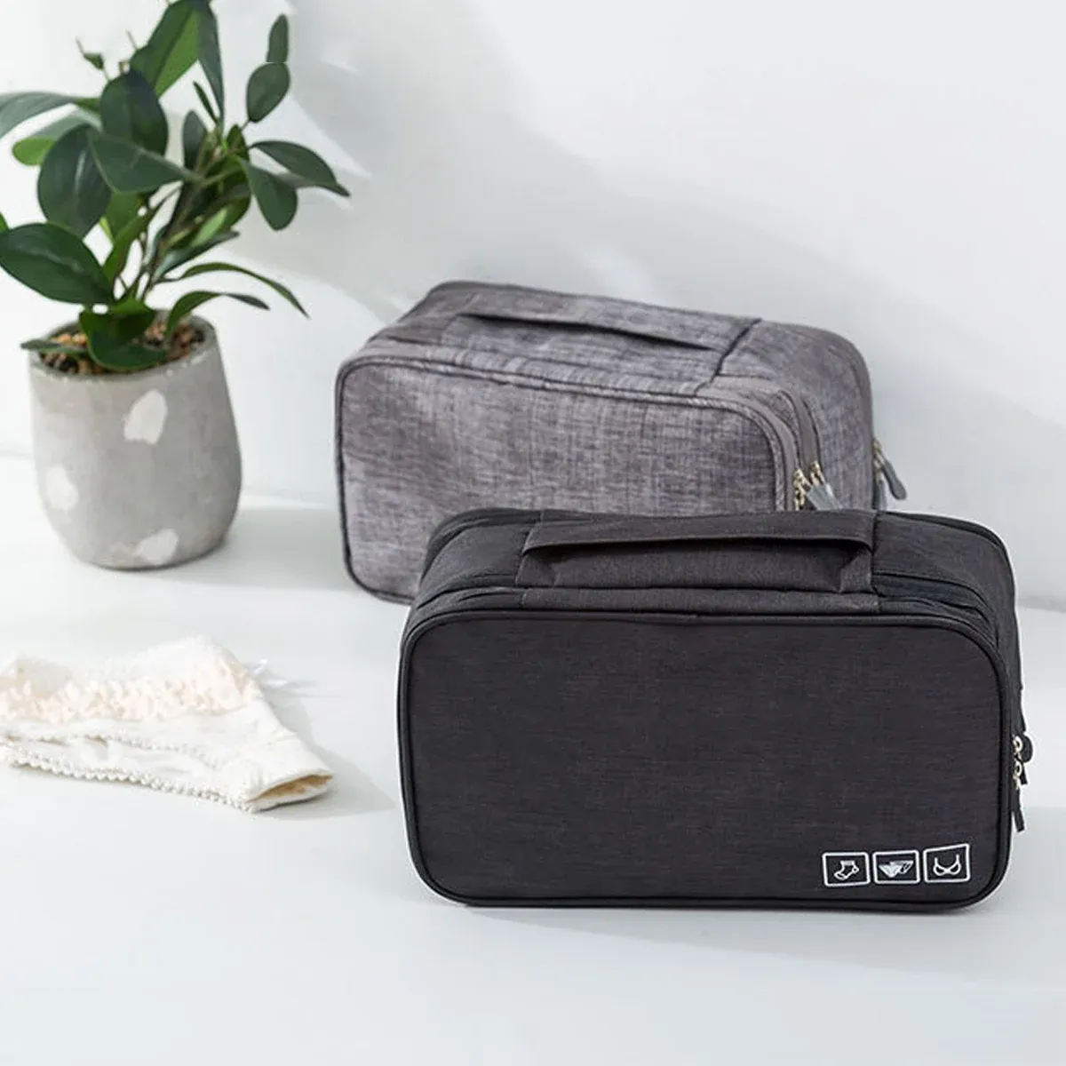 Sac de rangement de voyage pour soutien-gorge, sous-vêtements, chaussettes et accessoires 3