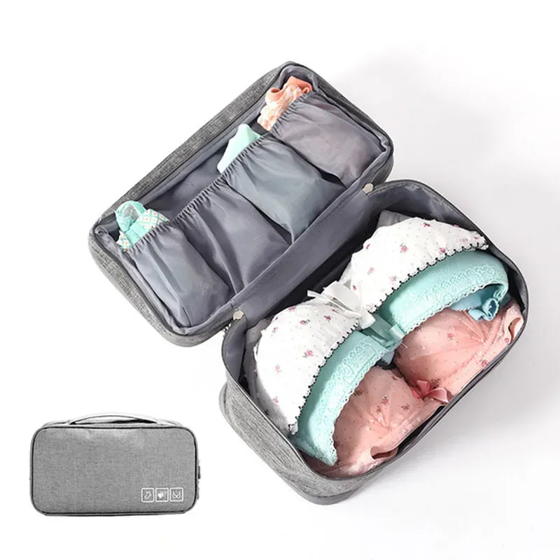 Sac de rangement de voyage pour soutien-gorge, sous-vêtements, chaussettes et accessoires 4
