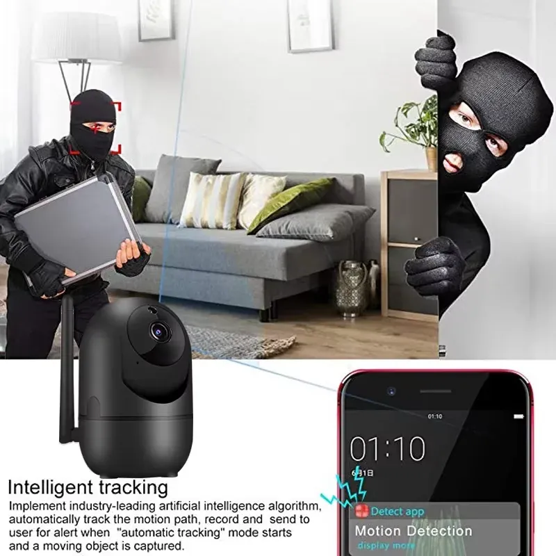 Caméra IP Wi-Fi YCC365 Plus Maison Intelligente 1620P Suivi Automatique Vision Nocturne Sans Fil Caméra de Sécurité Vidéo CCTV pour Bébé 5
