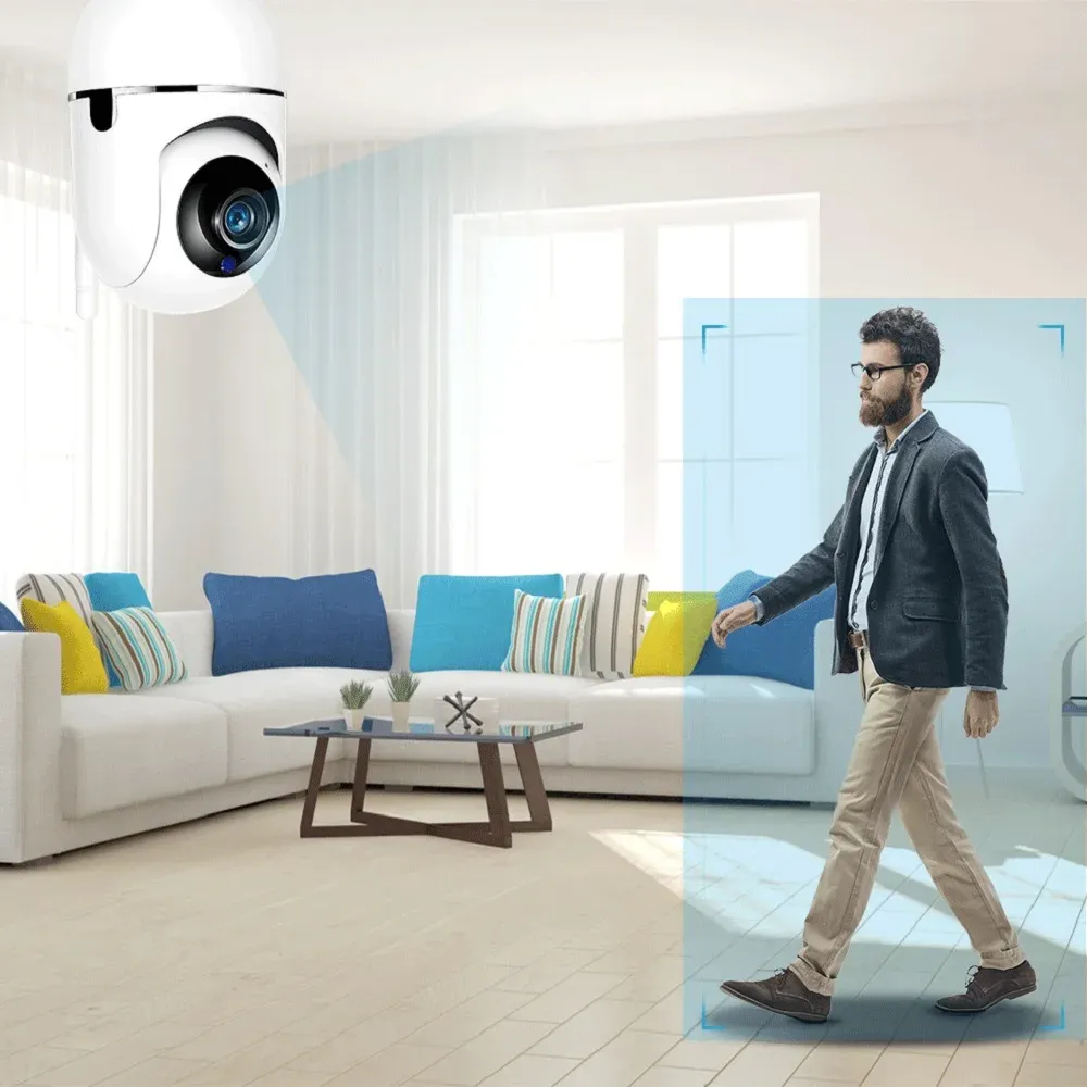 Caméra de surveillance avec suivi automatique