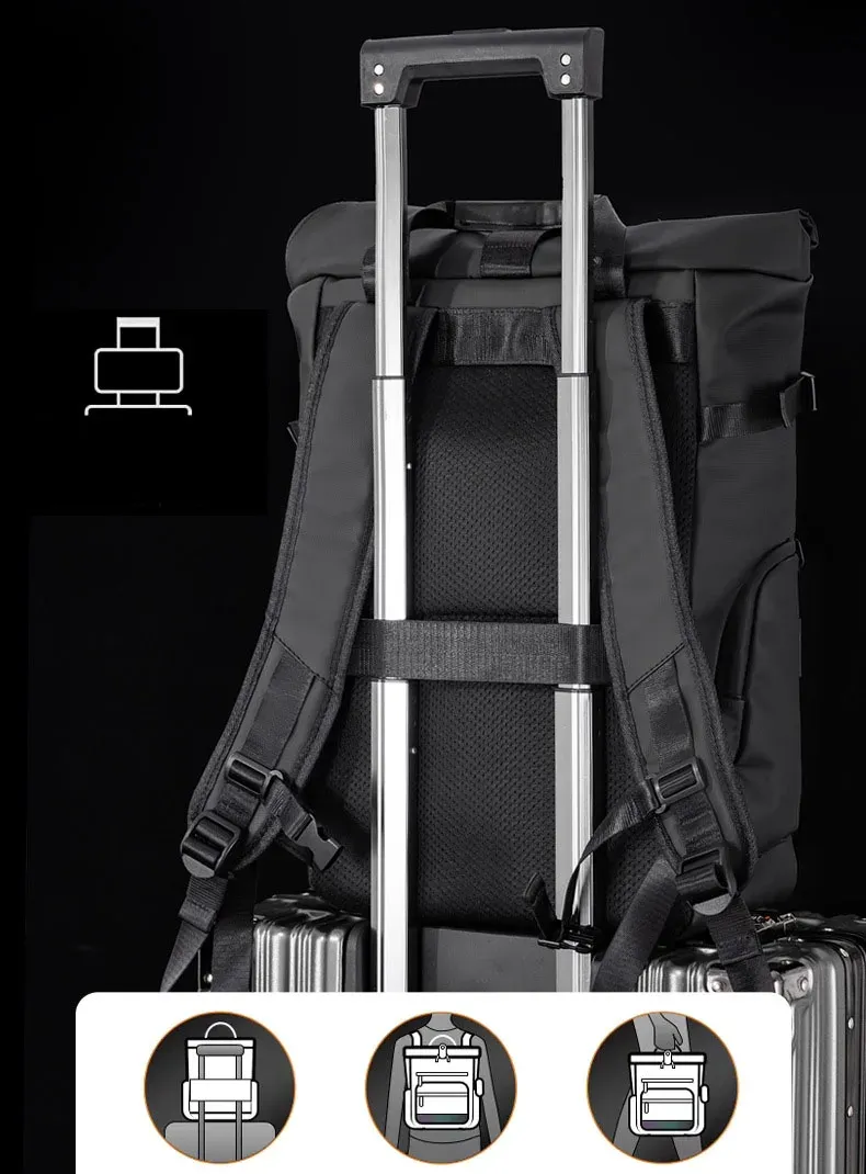Sac à dos en situation de voyage