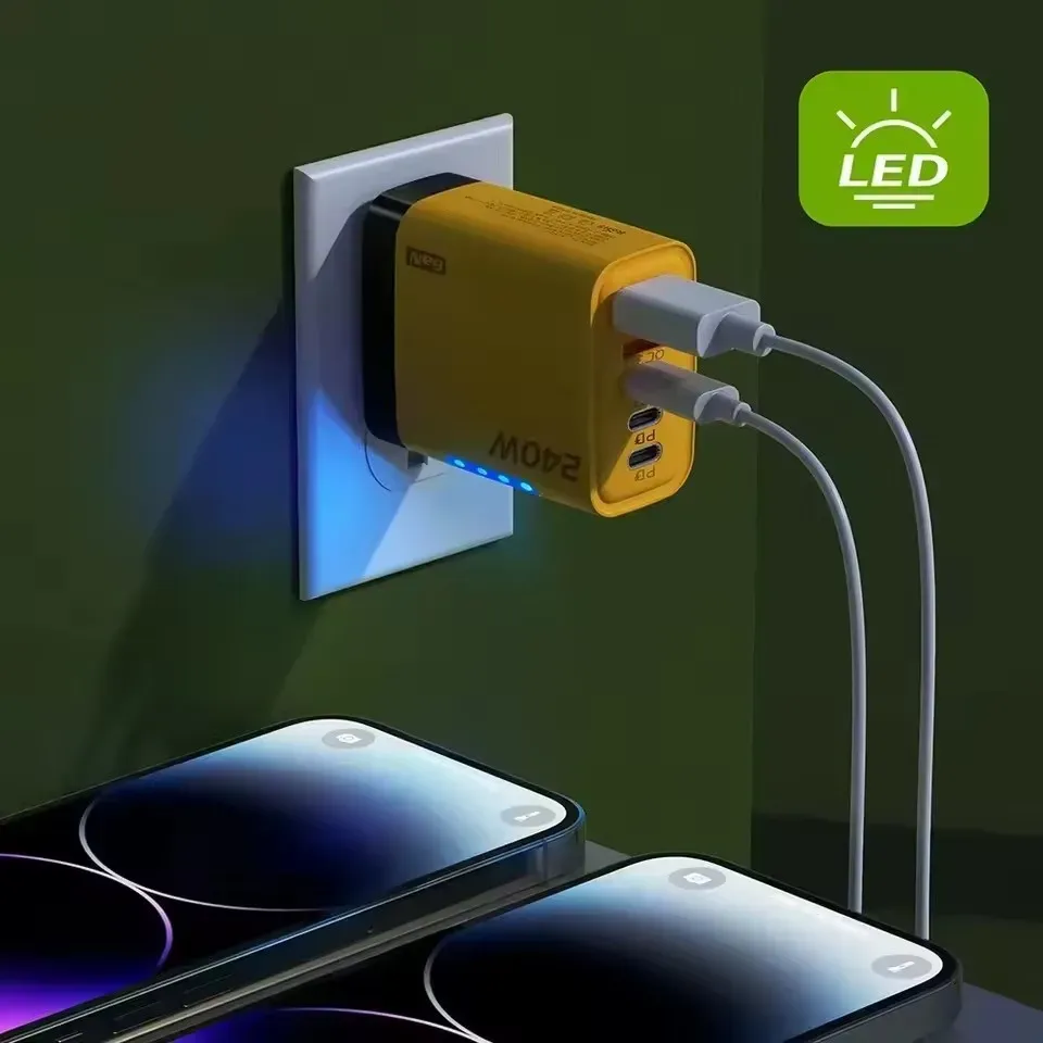 Chargeur de bureau GaN 5-en-1 compacité