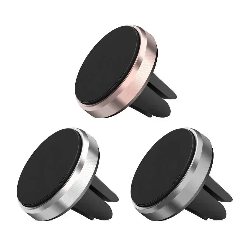 Support magnétique de téléphone pour voiture à fixer sur grille d'aération