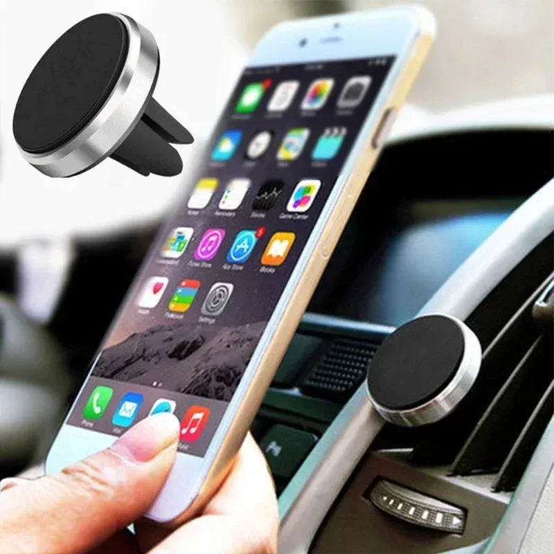 Support magnétique de téléphone pour voiture à fixer sur grille d'aération 5