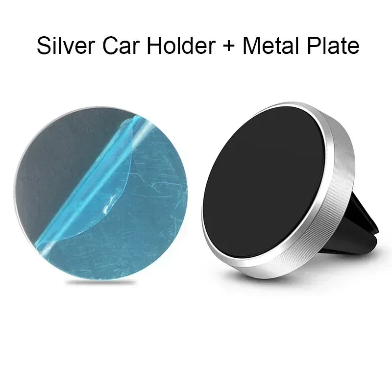 Support magnétique de téléphone pour voiture à fixer sur grille d'aération 9