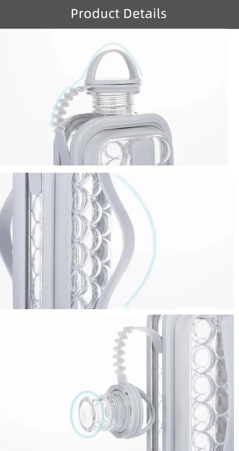 Moule à glaçons pliable, mise en situation en voyage