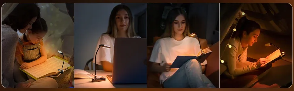 Lampe de lecture LED, finitions