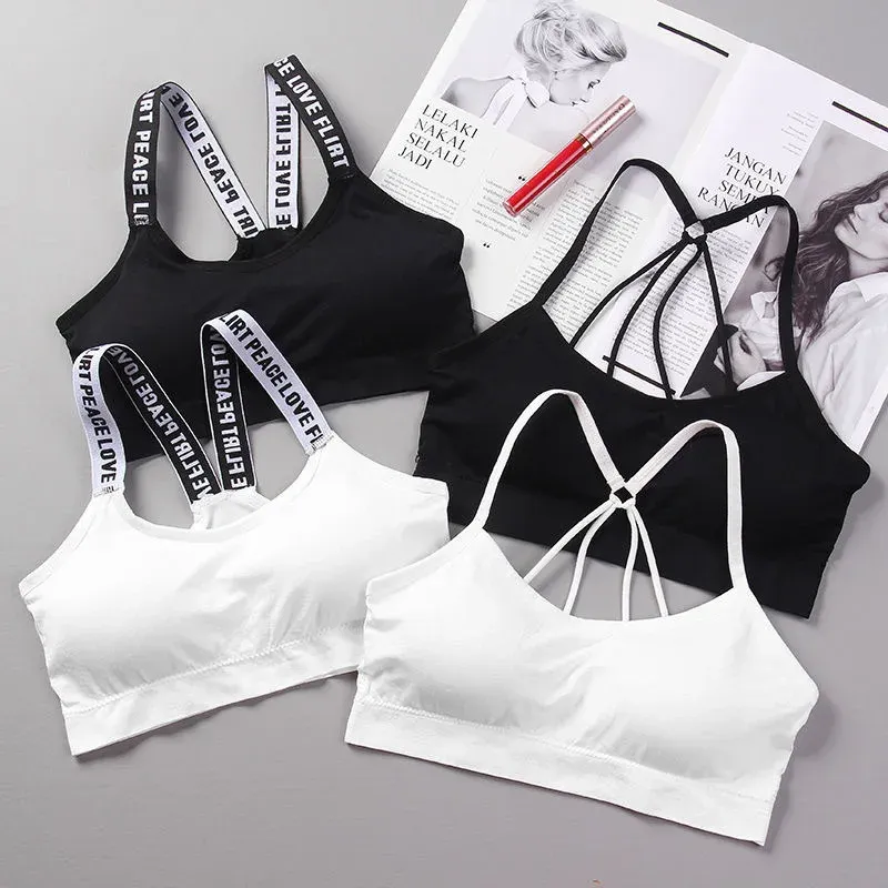 Soutien-gorge push-up respirant et sans couture pour femme, haut sportif à fort maintien pour la gym, le fitness et le yoga - Image 1