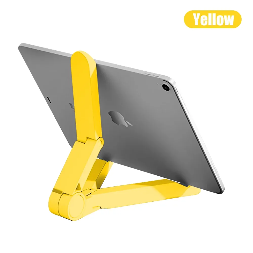 Support pliable portable pour iPad, compatible avec tablette de 4 à 11 pouces, support de bureau en plastique pour téléphone Xiaomi, Samsung, Huawei 9