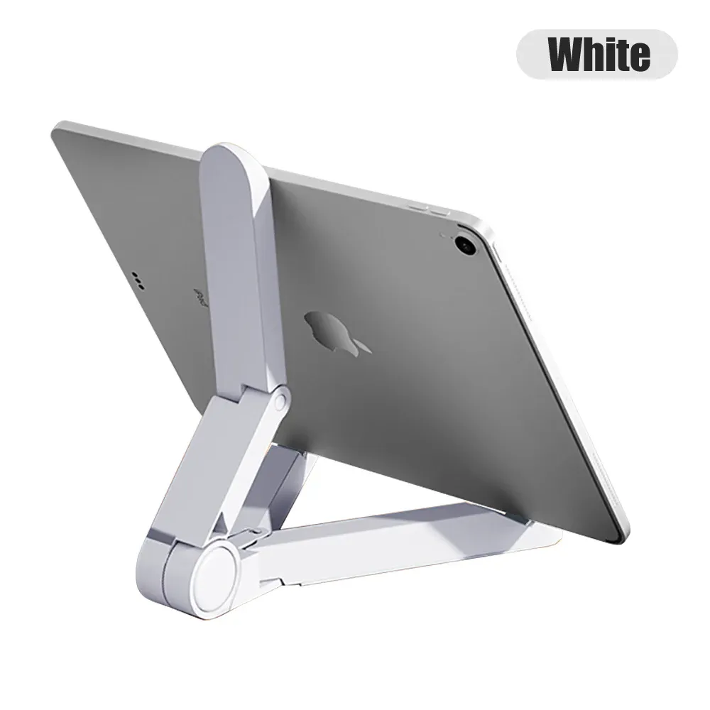 Support pliable portable pour iPad, compatible avec tablette de 4 à 11 pouces, support de bureau en plastique pour téléphone Xiaomi, Samsung, Huawei 11