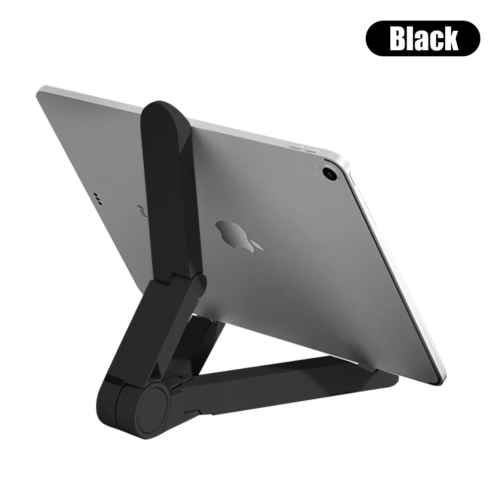 Support pliable portable pour iPad, compatible avec tablette de 4 à 11 pouces, support de bureau en plastique pour téléphone Xiaomi, Samsung, Huawei 7