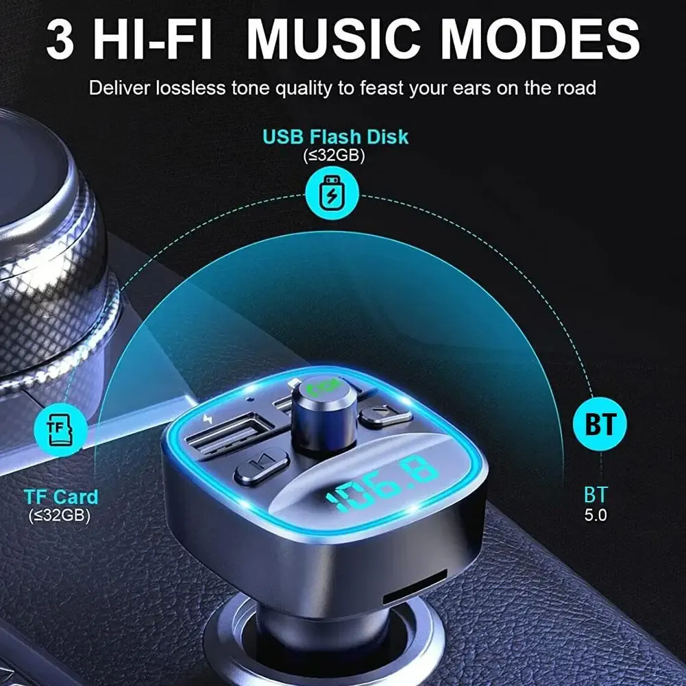 Détail du design de l'adaptateur de voiture