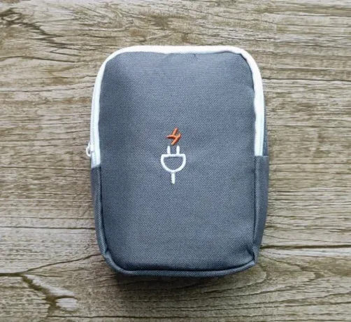 Organisateur de câbles de voyage portable pour accessoires électroniques, étui pour chargeurs, câbles USB, écouteurs et batterie externe 8