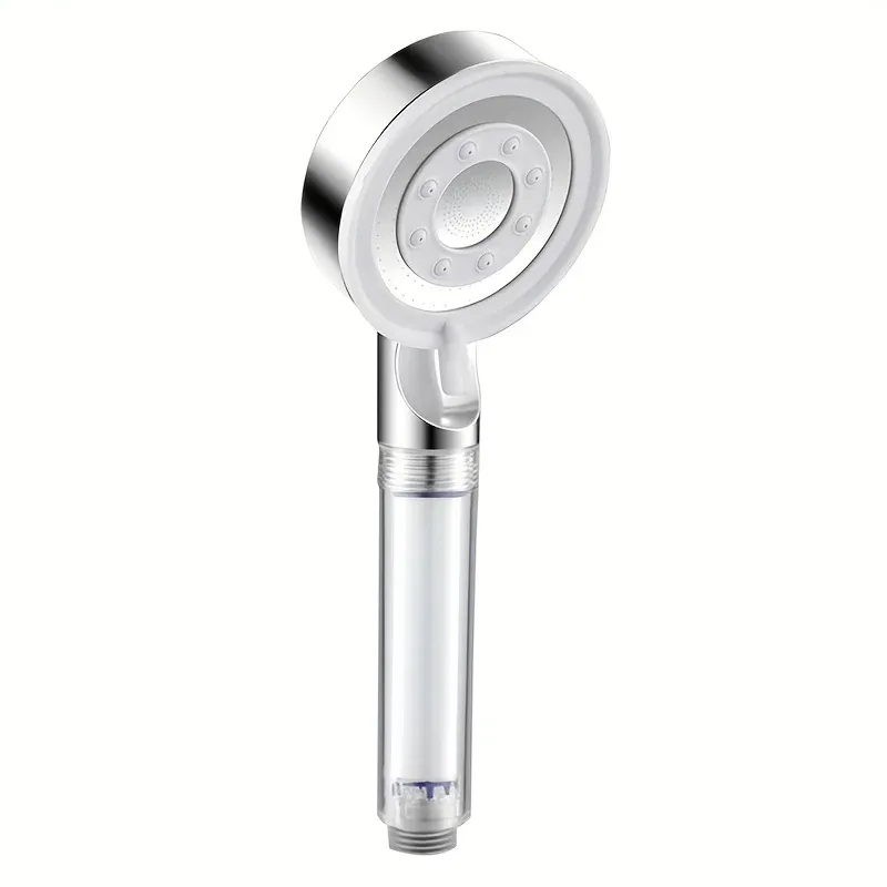 Pommeau de douche haute pression avec 5 modes de jet, réglable, avec filtre et grand débit d'eau, accessoires de salle de bain à pulvérisation 9